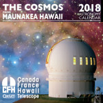 Calendario 2018 CFHT Coelum - Canada France Hawaii Telescope