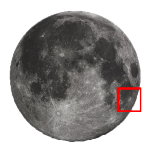 I crateri Langrenus, Vendelinus, Petavius e Furnerius 