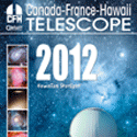 Calendario CFHT Canada France Hawaii Telescope 2012