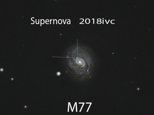 Supernova in M77