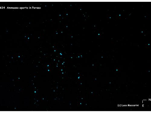 M34 Ammasso aperto in Perseo