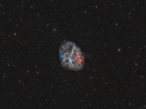 Messier 1 – Nebulosa del Granchio – Resto di supernova nella costellazione del Torodi Alessandro Curci