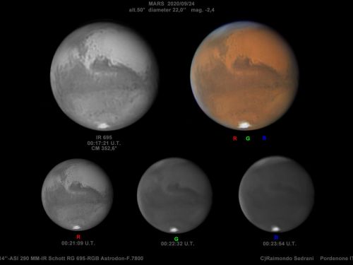 Marte in IR-RGB