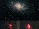 Nebulose all'interno della galassia M33