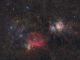 La Cintura di Orione e il complesso nebulare M42 dalla Namibia.