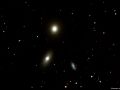 M 105, NGC 3384 e NGC 3389