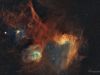 la Stella fiammeggiante nebulosa nella costellazione Auriga.