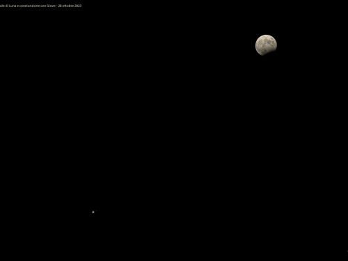 Eclissi parziale di Luna e congiunzione con Giove
