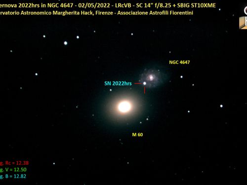 Supernova 2022hrs in NGC4647