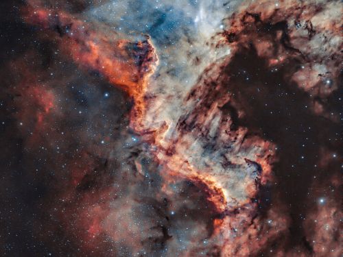 The Cygnus Wall (NGC 7000)