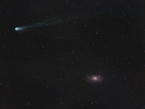 Cometa 12P/Pons-Brooks e M33