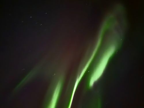 Aurora boreale danzante