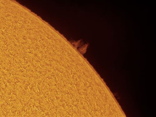 Cromosfera e protuberanze solari