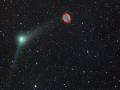 Cometa C/2013 X1 PanSTARRS e nebulosa Helix