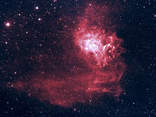 IC 405 Nebulosa Stella fiammeggiante