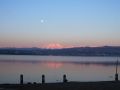 La Luna e il Monte Rosa dal lago Maggiore
