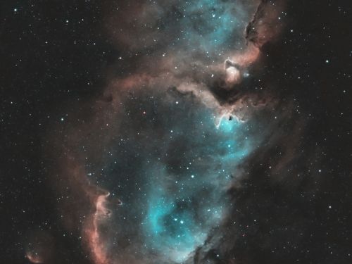 La nebulosa Anima in HOO