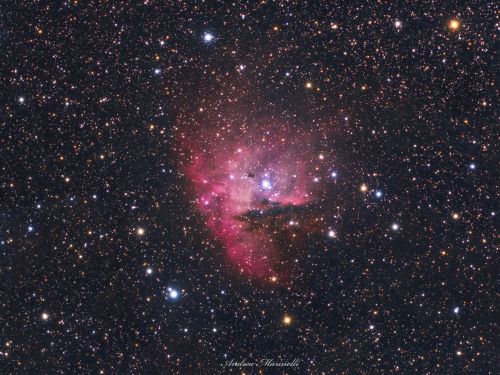 NGC281 Nebulosa Pac-Man