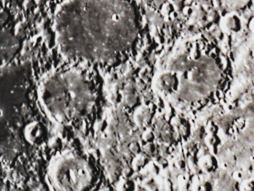 i crateri Tolomeo, Alfonso e Arzachel