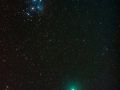 Cometa 46P/Wirtanen con le Pleiadi