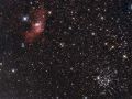 Nebulosa Bolla e ammasso "sale e pepe"