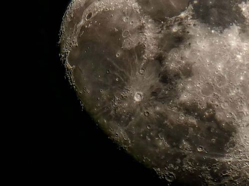 Cratere Copernico, Mare Imbrium e Sinus Iridum