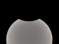 Eclisse parziale di Sole – dettaglio profilo Luna