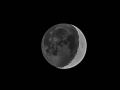 Luna e luce cinerea in HDR