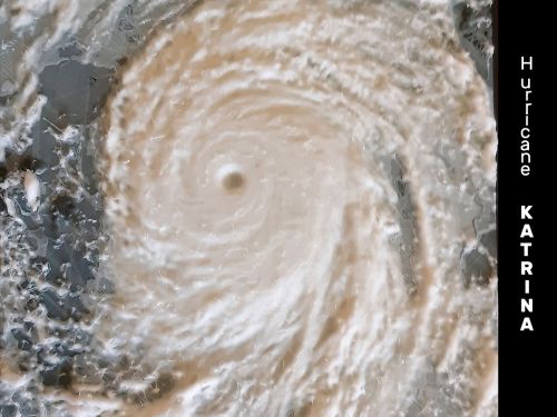 Uragano terrestre "Katrina" 3D print