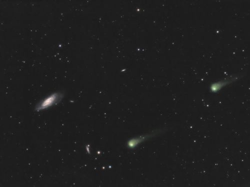 La cometa C/2017 T2 affianca M106