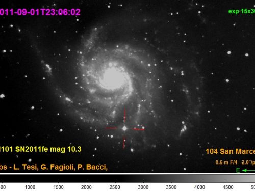 SN 2011fe in M101
