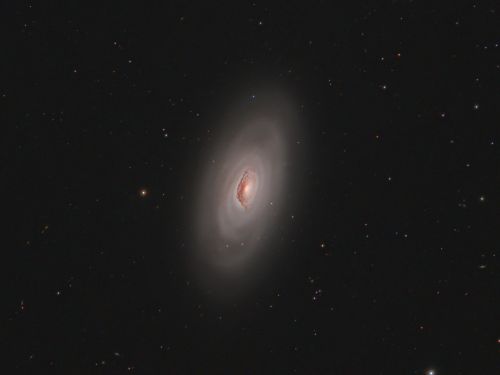 The Black Eye Galaxy (also called Sleeping Beauty Galaxy or Evil Eye Galaxy and designated Messier 64, M64, or NGC 4826)
