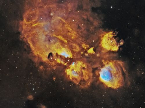 NGC 6334 – Nébuleuse de la patte de chat