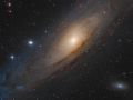 M31 Andromeda Galaxy in banda stretta