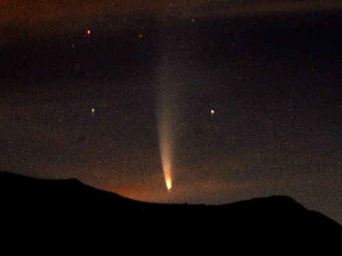 La Cometa Neowise sui Monti Lepini