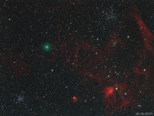 Cometa C/2018 Y1 Iwamoto in Auriga
