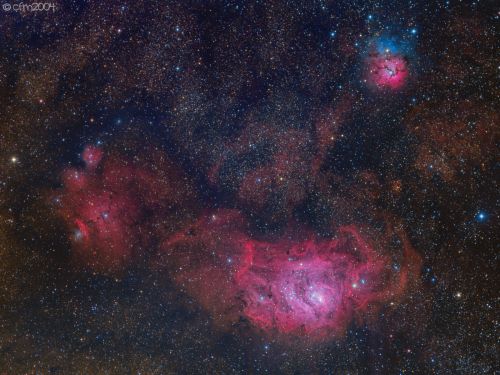 M8, M20 e NGC6559