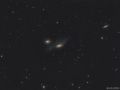 NGC4438 e NGC4435 galassie "occhi cosmici" nella Vergine