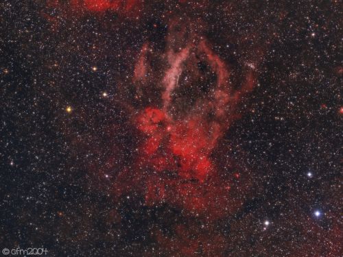SH2-157 Lobster Claw nebula