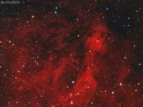 SH2-205 nebulosa a emissione fra Perseo e Giraffa