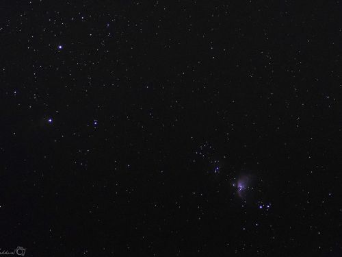 Nebulosa di Orione con reflex