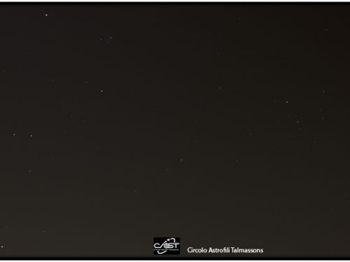 congiunzione di Venere con le Pleiadi M45
