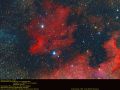 nebulosa pellicano e parte della nord america