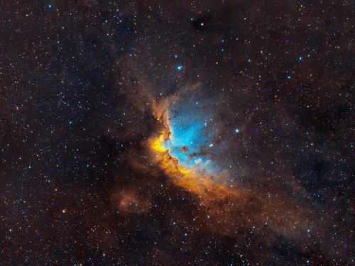 Magia celeste: NGC 7380 in Hubble Palette