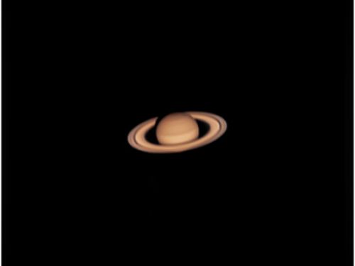 Saturno visto da Milano