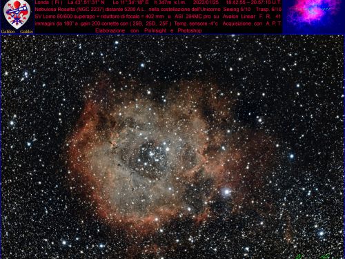 NGC2237 Nebulosa Rosetta