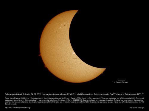 Eclisse parziale di Sole del 04.01.2011