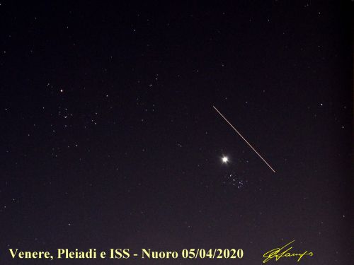 Venere, Pleiadi, ISS