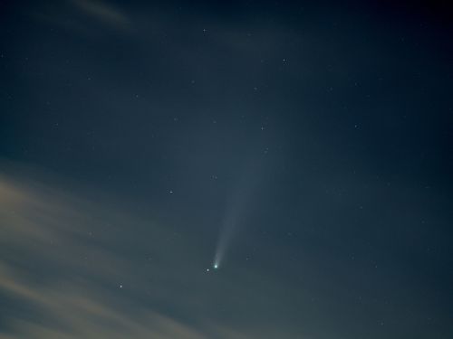 La cometa e le nuvole