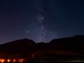 Giove e Via Lattea sopra il lago di Scanno